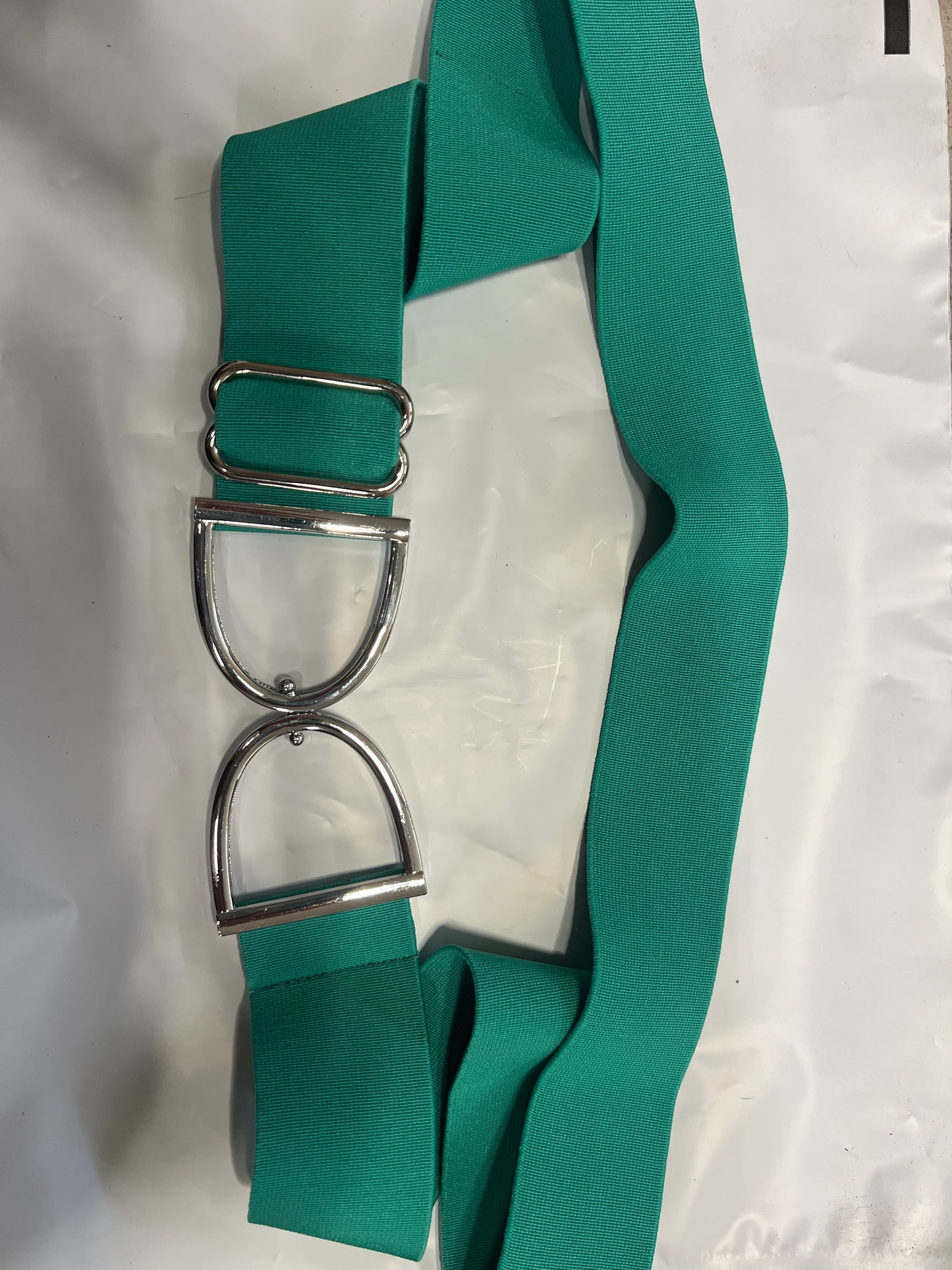 Stirrup belt buckle with Black adjustable
