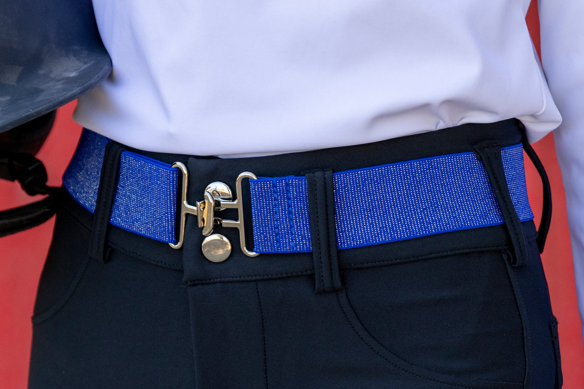 1.5” silver surcingle buckle belt buckle