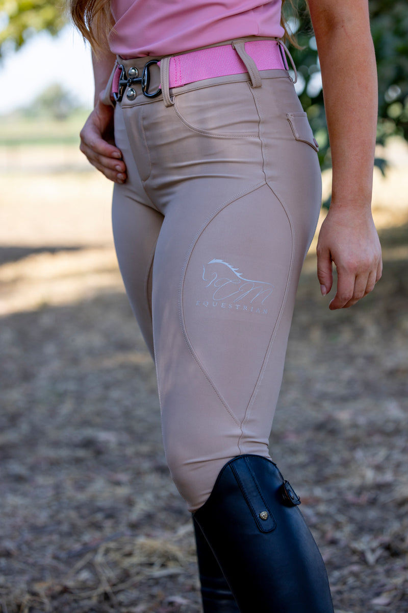 Tan Button up Breeches full bottomed