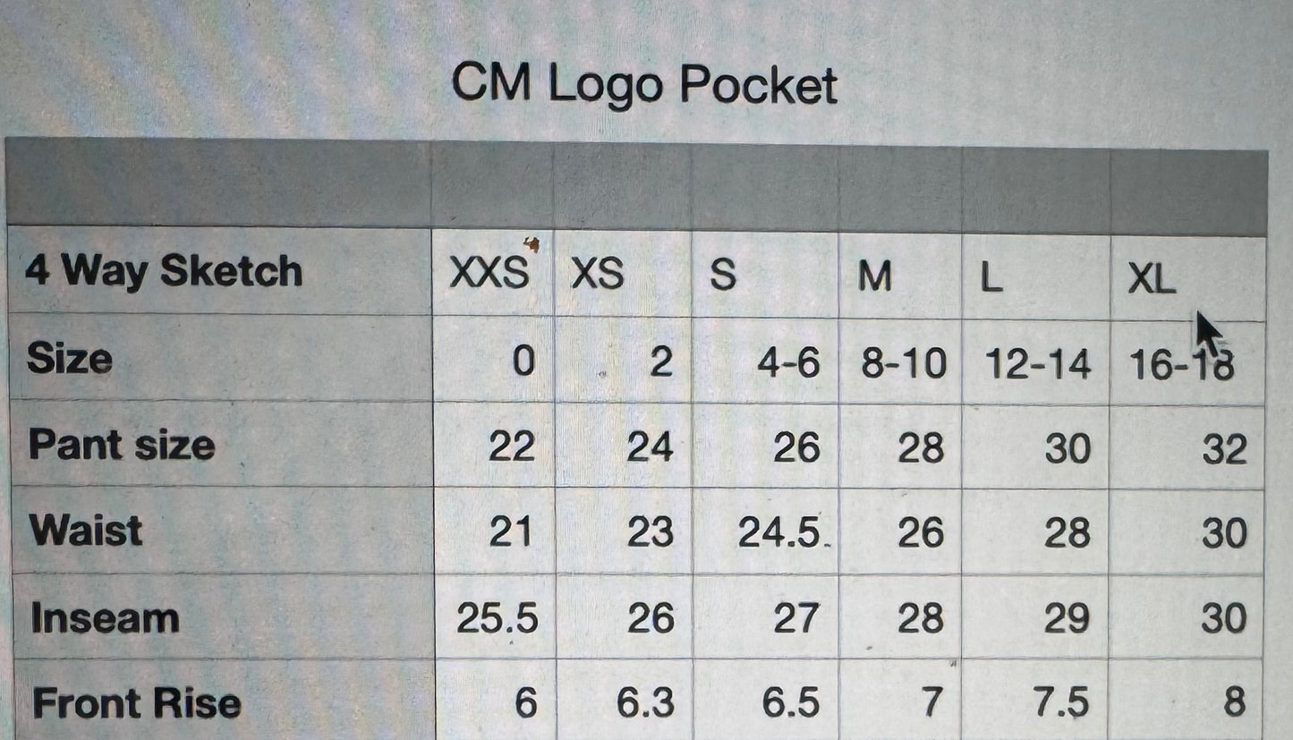 Green Button up Breeches Amy Green full bottomed logo CM pocket