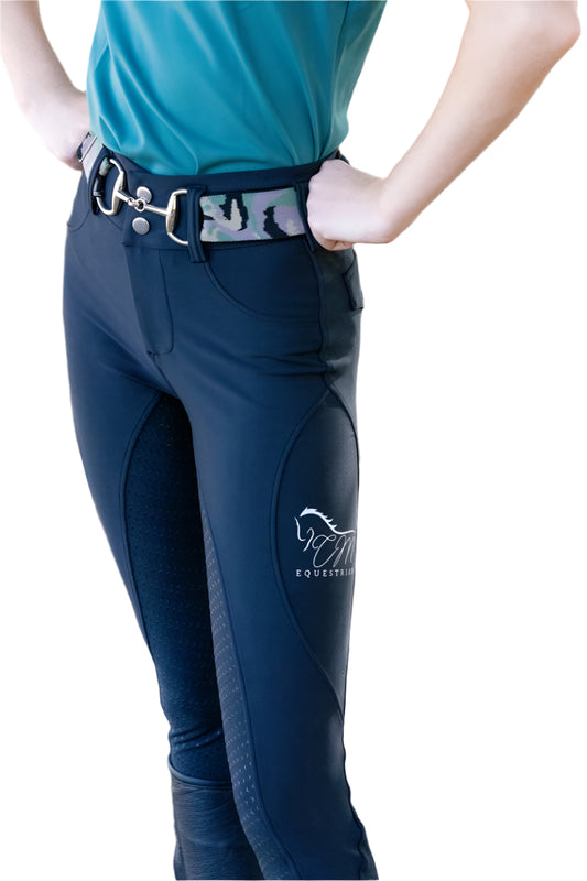 Black Button up Breeches full bottomed CM Logo pocket
