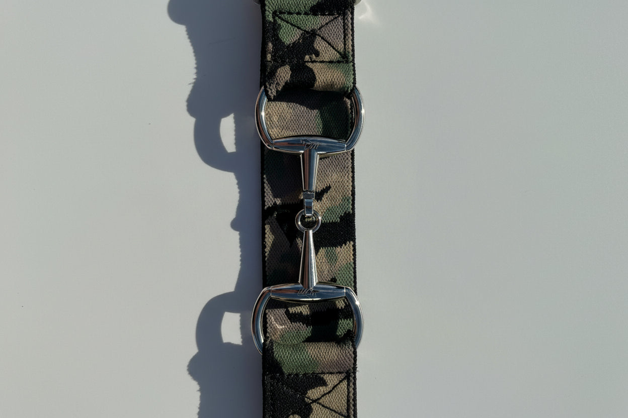 Silver Snaffle. bit 1.5” belt buckle one size fits all