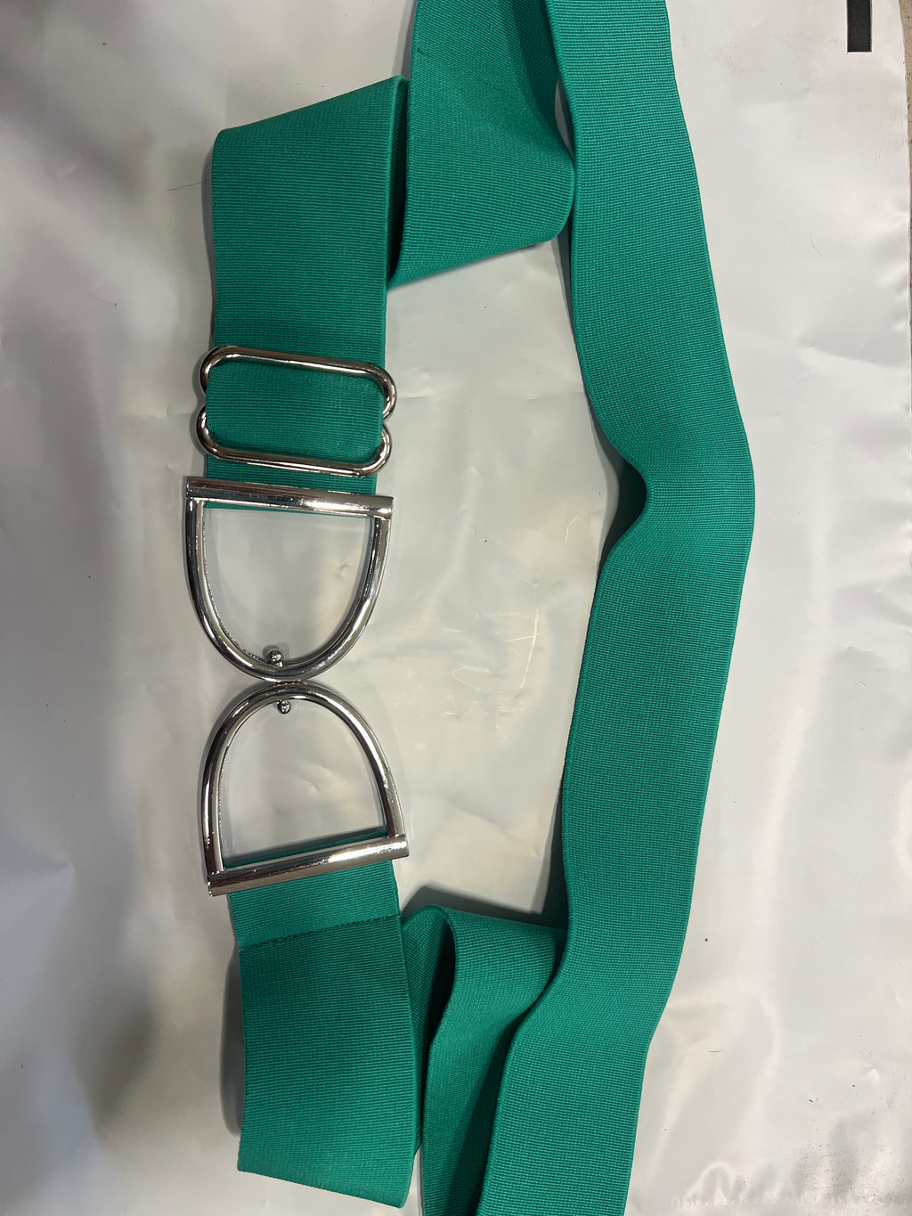 Stirrup belt buckle with Black adjustable