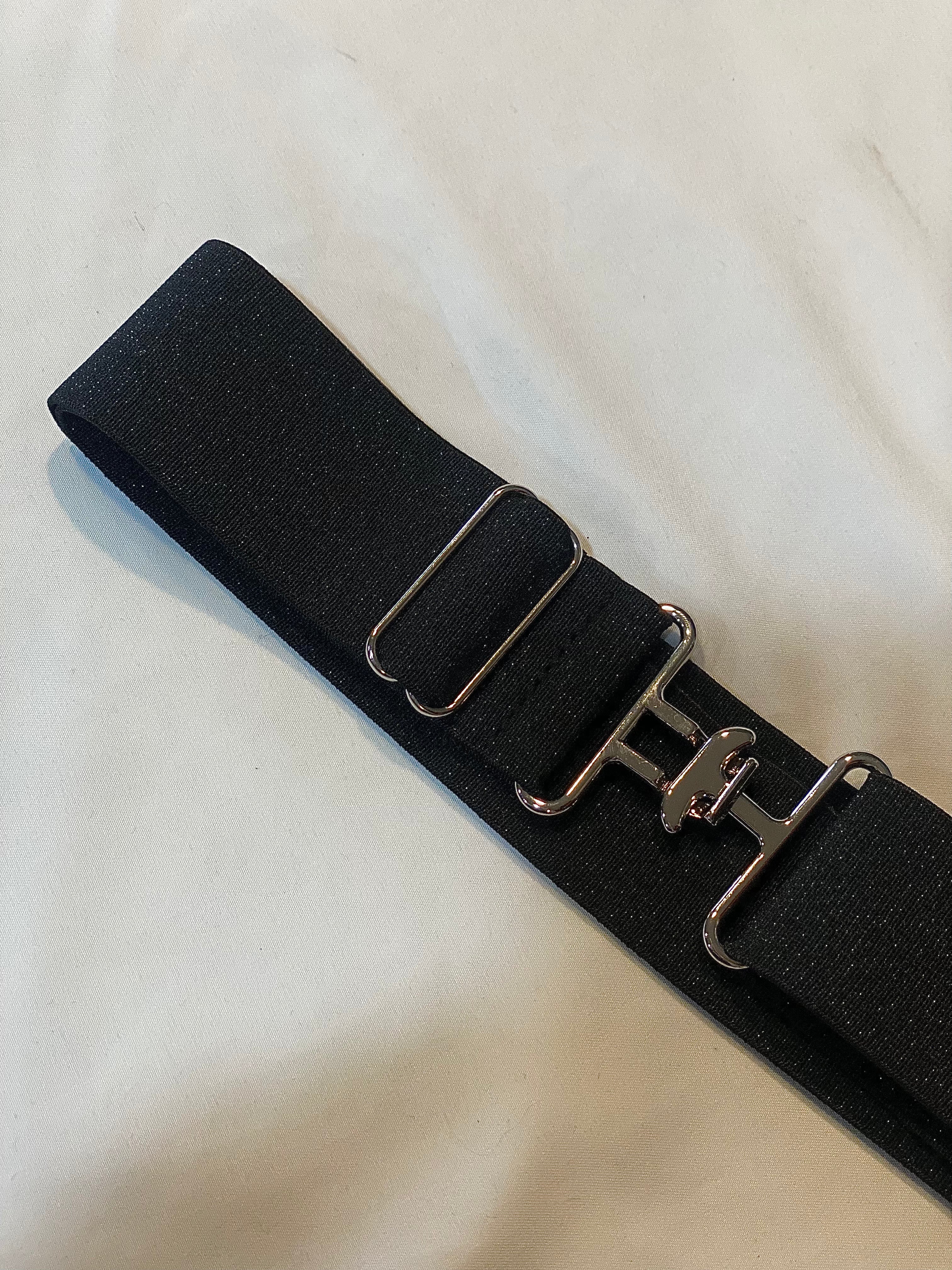 1.5” silver surcingle buckle belt buckle