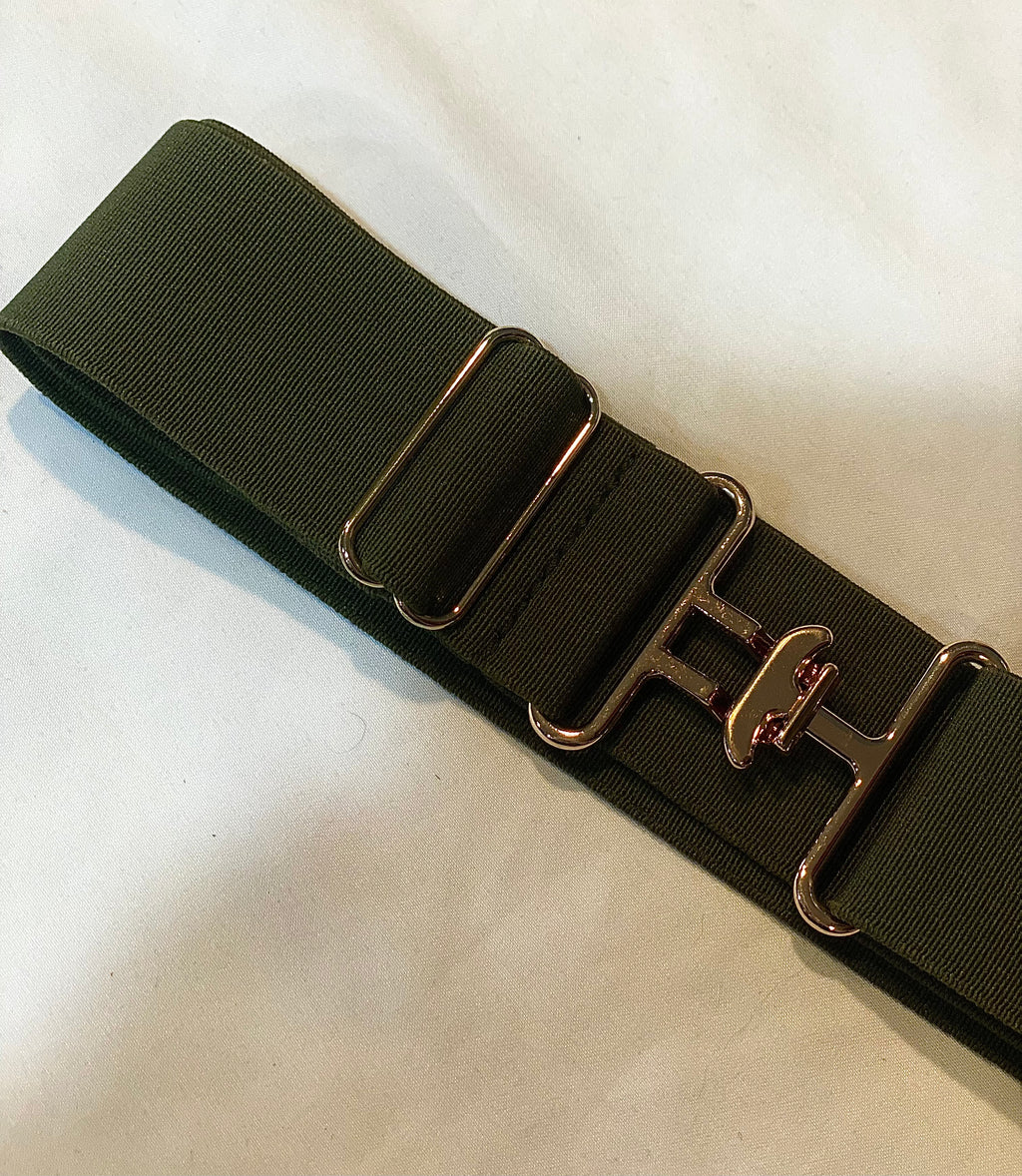 1.5” equestrian gold surcingle buckle