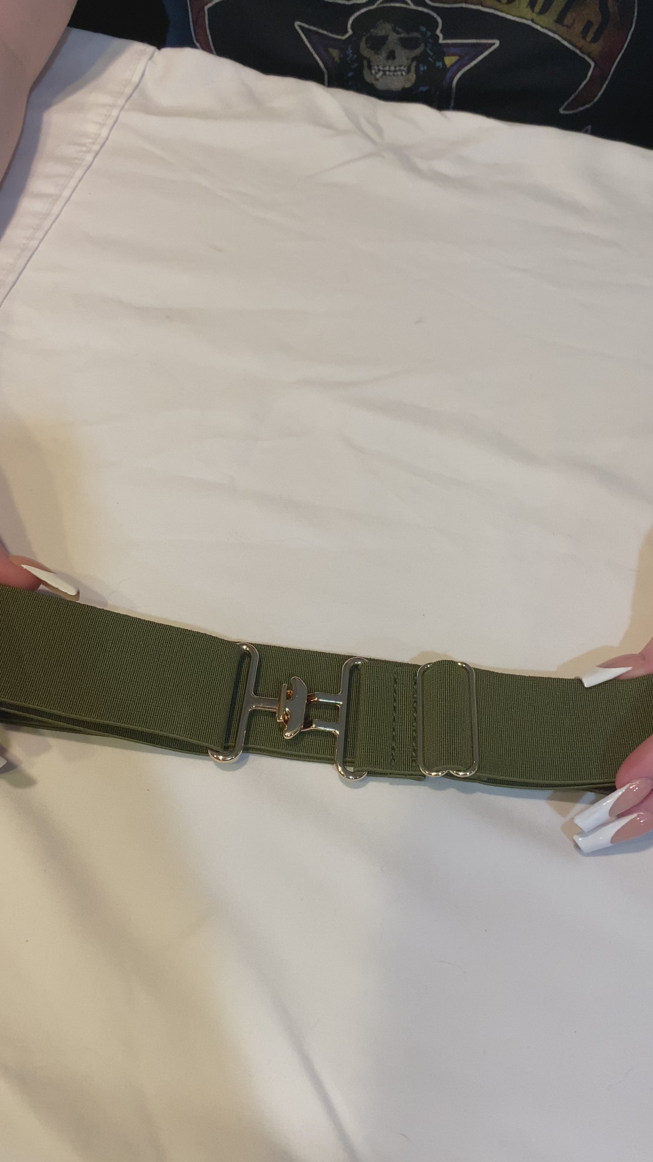 1.5” equestrian gold surcingle buckle