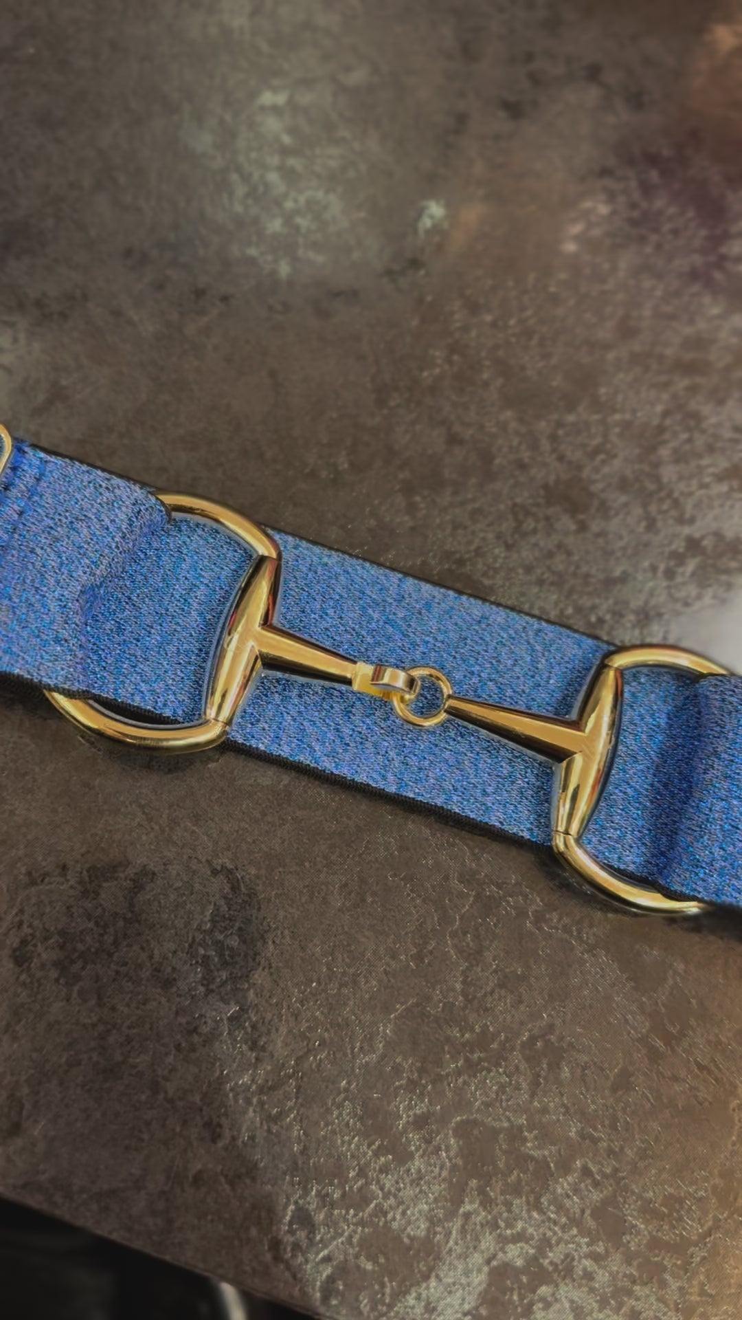 Gold Snaffle. bit 1.5” belt buckle one size fits all